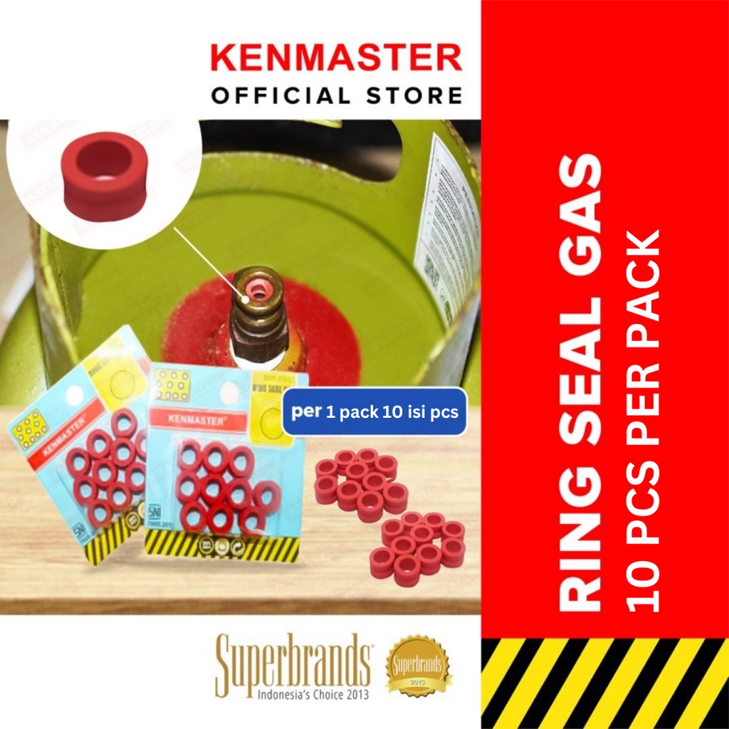 Kenmaster Karet Seal Tabung Gas LPG RIVAL (10 pcs/ pack)SNI