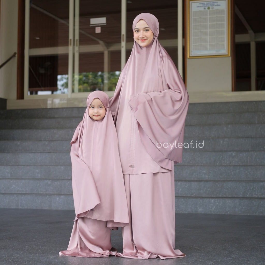 Bayleaf.id Mukena Amarylis Basic Polos Anak