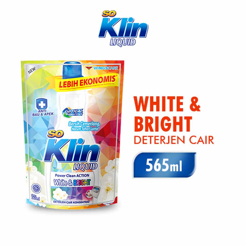 So Klin Soklin Liquid Detergent Cair 525mL