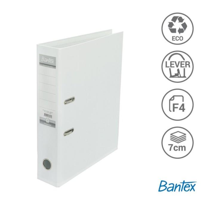 

Bantex Lever Arch File Ordner Plastic Folio 7Cm White 1465 07