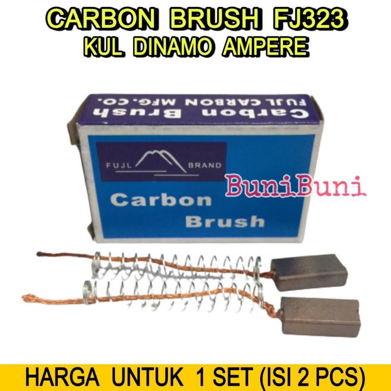 CARBON BRUSH ALTERNATOR FJ 323 / Kul Ampere Mobil KIJANG CARRY HARDTOP HIACE T120 - 1 SET FJ323