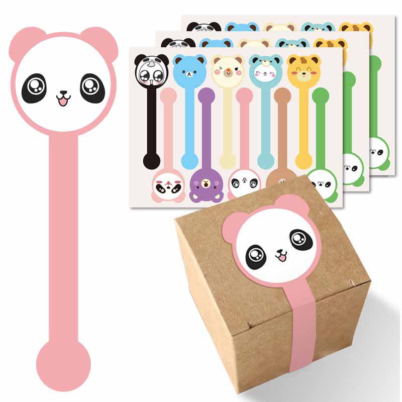 

10 PCS STIKER SEGEL MAKANAN PUDING MINUMAN PANJANG MOTIF KARTUN LUCU LABEL STICKER PENUTUP KEMASAN