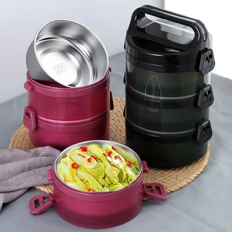 rantang susun thermal high quality stainless 304 / thermos makanan food bento lunch box catering