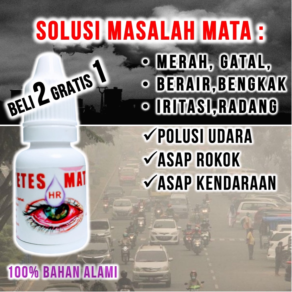 HR Tetes Mata Merah Iritasi Radang Perih Bengkak Gatal dan Berair