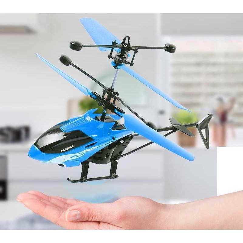 HOC3 - Mainan Anak Helikopter Dengan Remote Control Sensor Tangan LED