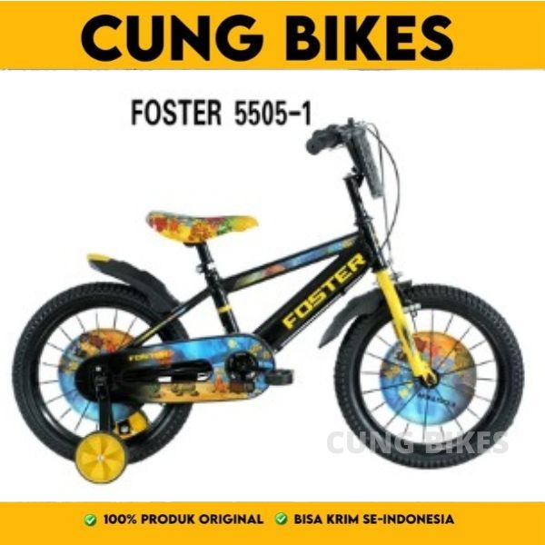 Sepeda Anak Laki laki Ukuran BMX 12 16 18 Inch FOSTER