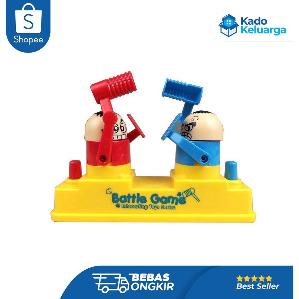 PK Permainan Kontes Pukul Palu Hammering Board Battle Games - X023-8 Keren