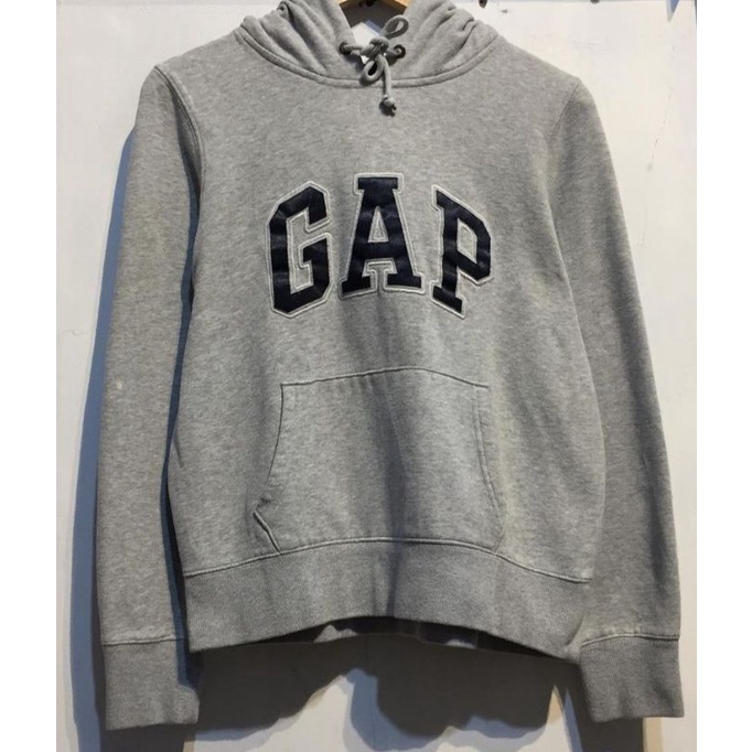 GAP Hoodie Original Abu-abu - Sweater GAP Unisex - Hoodie Pria Wanita - Hoodie Polos Unisex
