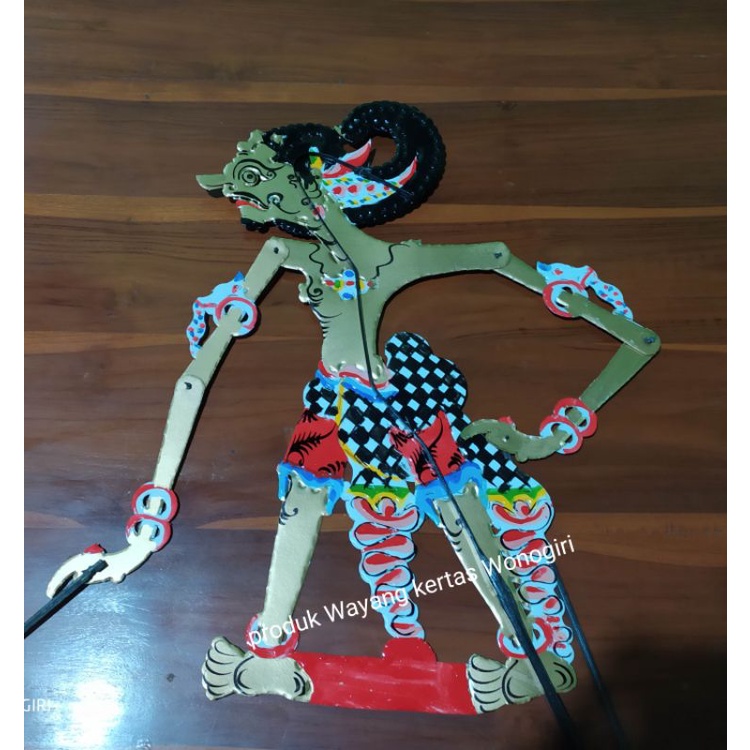 wayang kertas duplex tebal Antasena/Ontoseno ukuran standar pentas dalang