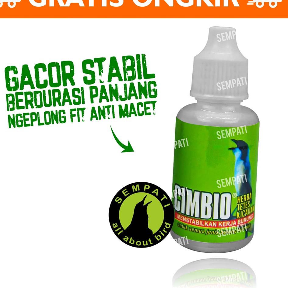 【MEGA SALE】 CIMBIO HERBAL TETES SUPER KICAU VITAMIN BURUNG MENINGKATKAN RAJIN BUNYI NAFAS PANJANG ME
