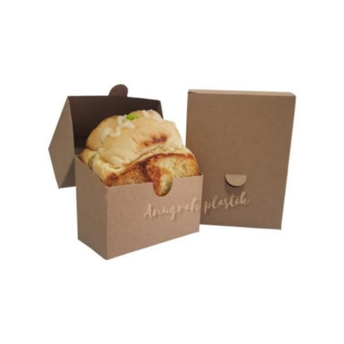 Box Toast Take Away Roti Bakar / Sandwich (Perpack)