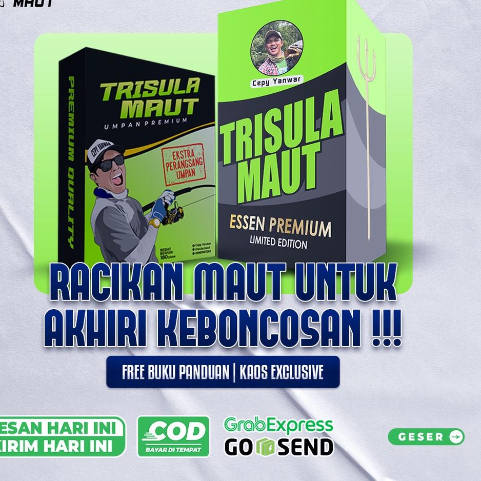 STAR ORIGINAL ESSEN TRISULA MAUT UMPAN MANCING IKAN MAS, IKAN BAWAL, IKAN LELE,IKAN PATIN,IKAN LAUT,