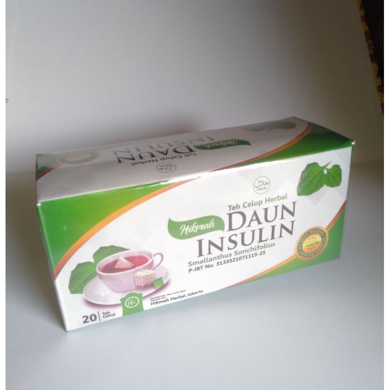 

Teh Celup Daun Insulin Hikah Isi 20 Bag