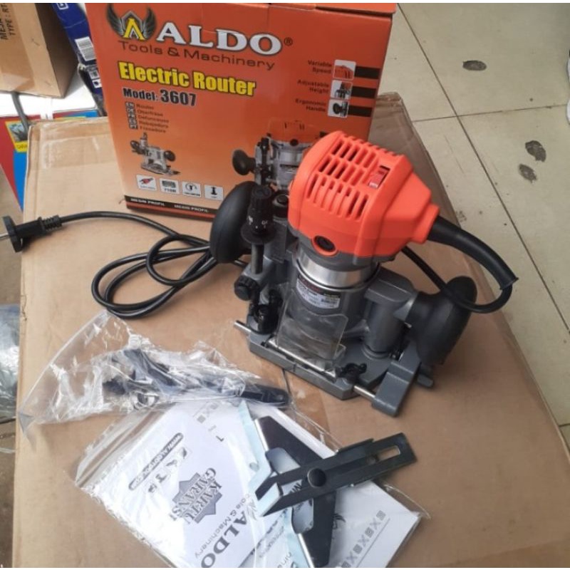 Profil Router Aldo 3607 Hand Trimmer Tangan 1/4" Aldo
