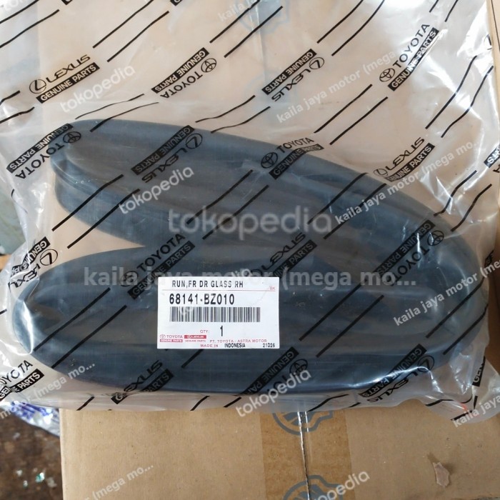 KARET KACA DEPAN SAMPING/RUN GLAS AVANZA/XENIA KANAN ORIGINAL TOYOTA