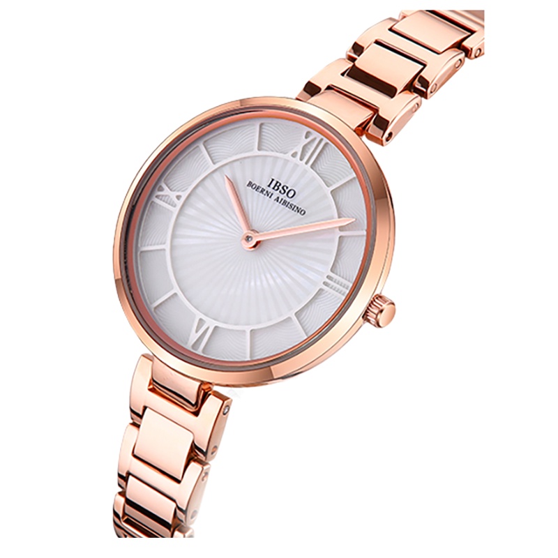 ☑✱Kualitas Tinggi Jam Tangan Mewah Wanita Rose Gold Tangan Jam Dial Top Brand Fashion Jam Tangan Wan