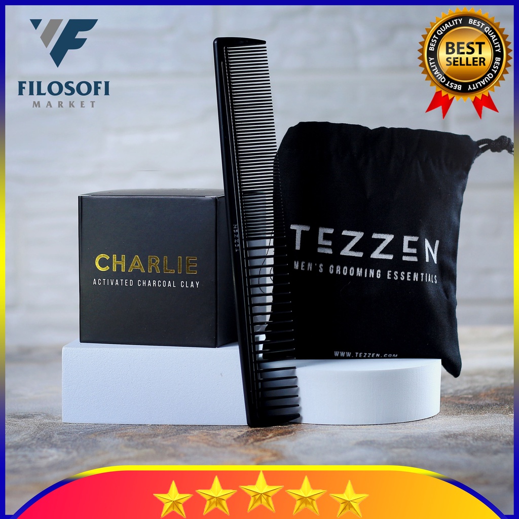 ORIGINAL Clay Tezzen Charlie Keras Tetapi Tidak Kilau Rambut Jadi Wangi Terawat