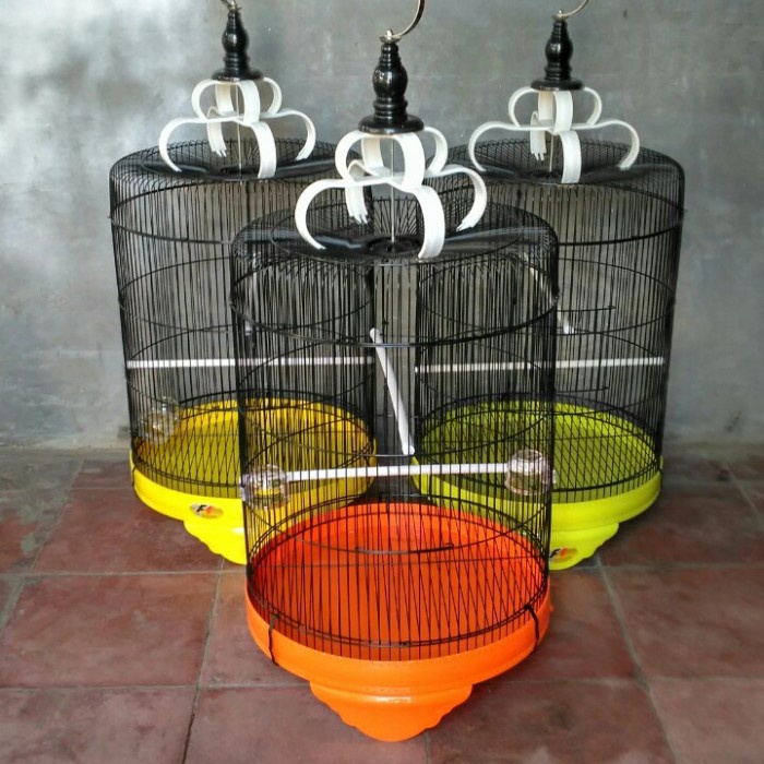 Terlaris Kandang Burung Besi Bulat Jumbo Diameter 42Cm Inport