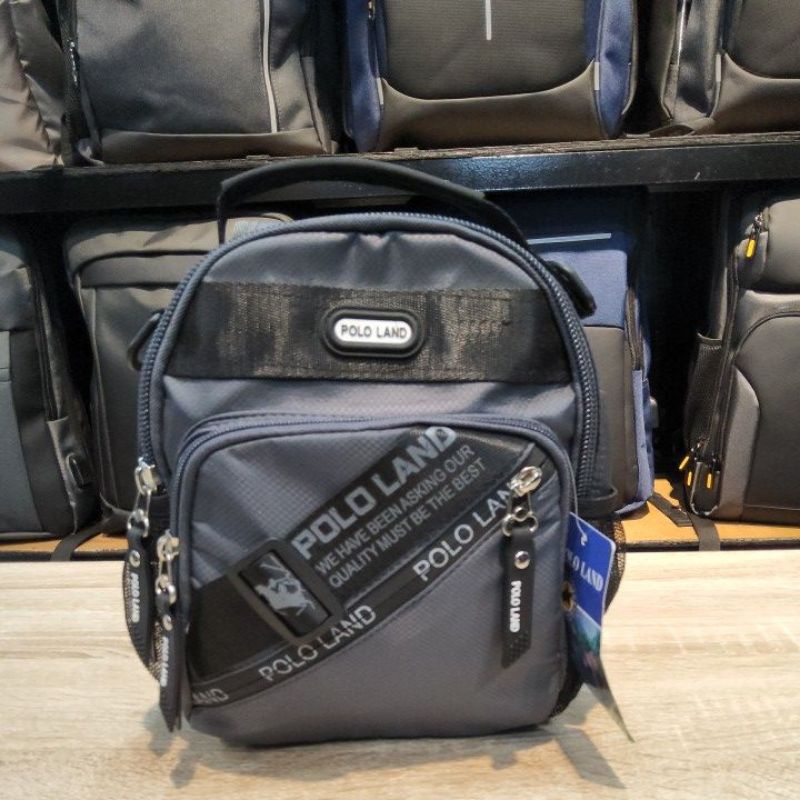 Sling Bag/Tas Slempang Polo Land Usb Portable