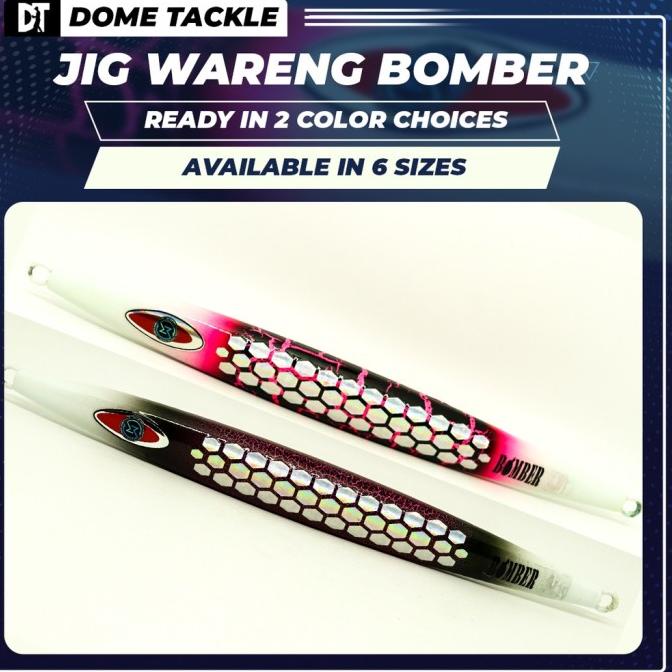 Bomber Metal Jig Umpan Pancing Jigging 100 150 200 300 400 500 Gram