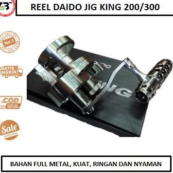 reel daido jig king 200 atau 300 left jigking overhead Ringan & Kuat