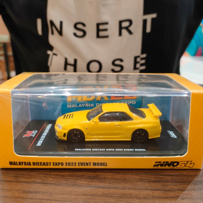 PROMO INNO64 NISSAN SKYLINE R34 MALAYSIA DIECAST EXPO 2022 LIMITED TERMURAH