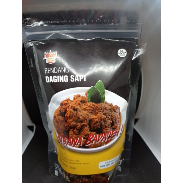 

RENDANG BASAH 750 gr dapua anjang