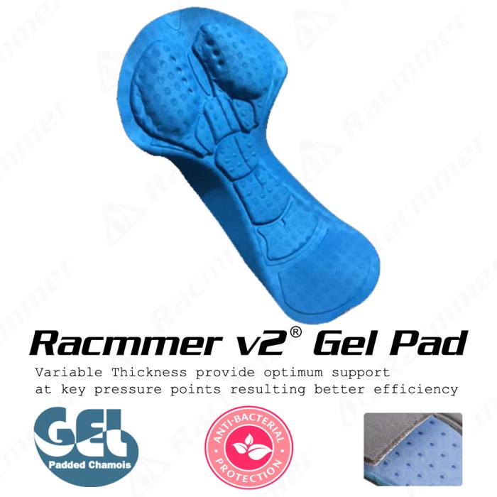 Celana Sepeda Panjang Berpadding Model Bib Racmmer Seri 05 Warna F