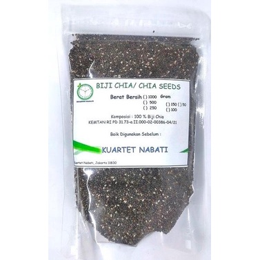 

PRODUK CHIA SEED BLACK ORGANIK MEXICO 250 GRAM