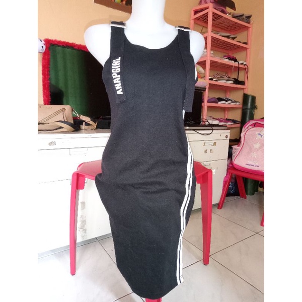 preloved overall anap girl hitam