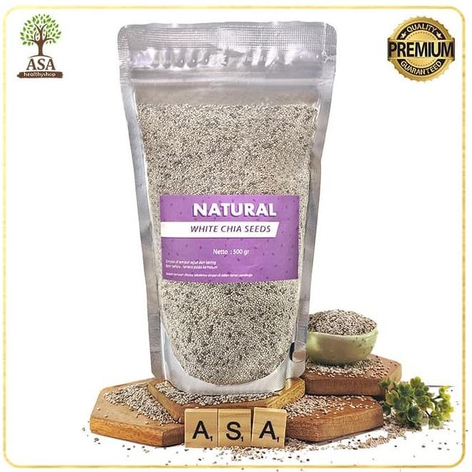 

PRODUK WHITE CHIA SEEDS MEXICO 500 GRAM