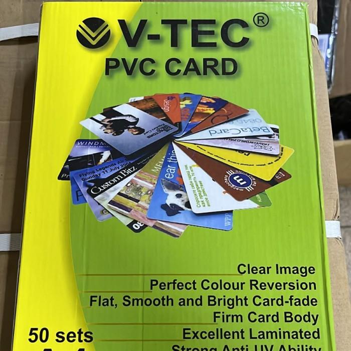 

Kertas PVC BAHAN ID CARD INSTANT A4 50 Lembar