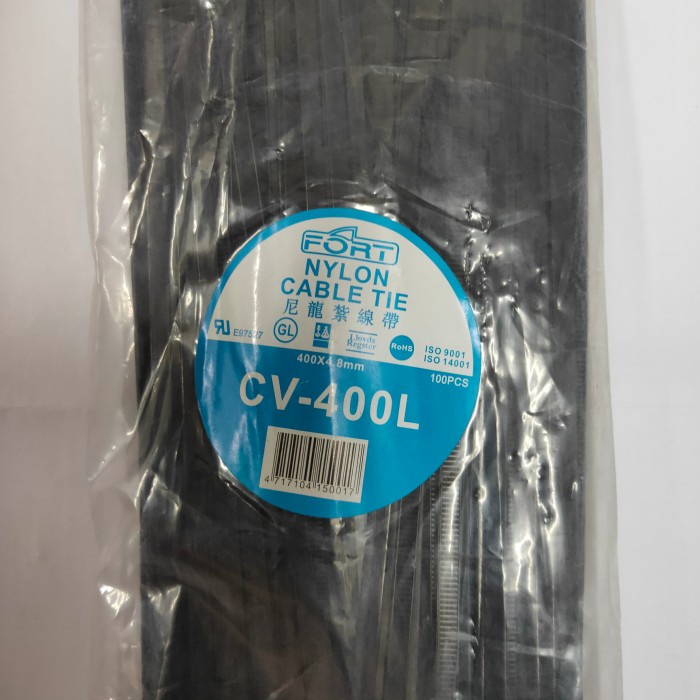 

Terlaris Kabel Ties 40Cm 400 X 4.8Mm Isi 100 Fort Cv-400L