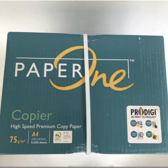 

paper one a4 75 gram fotocopy/1 Box/ khusus Gojek atau Grab Express