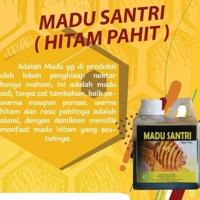 

Madu Santri Hitam (Pahit) (100% Original) Redthiny