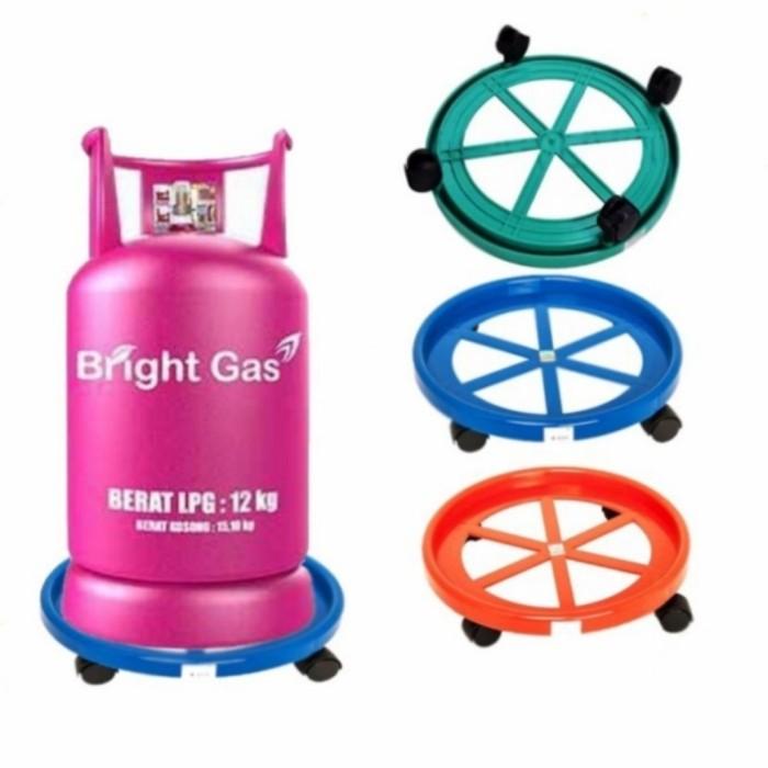 Terlaris Tatakan Gas Lpg Roda Roller Galon Alas Tabung Elpiji 3 12 Kg Greenleaf