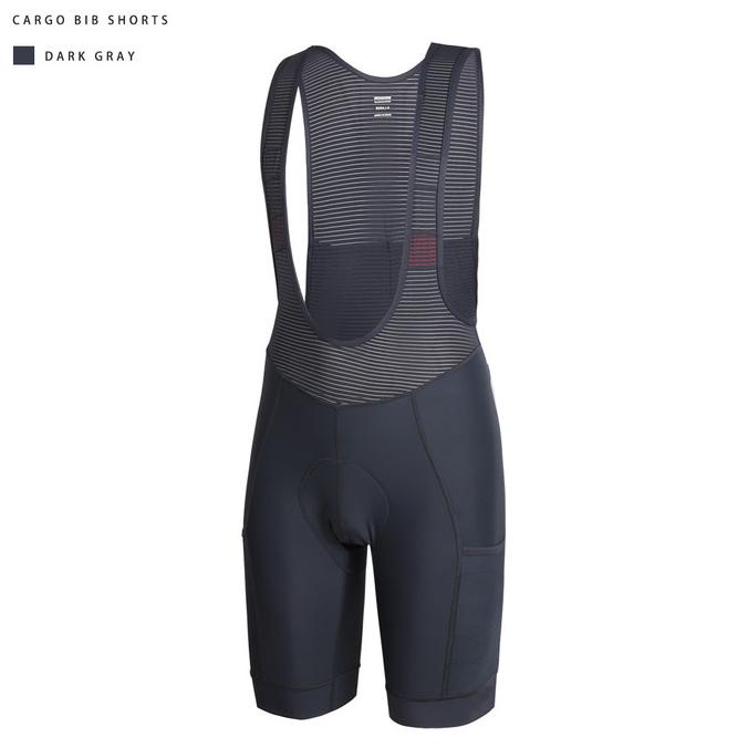 Spexcel Bib short DARK GREY, italy pad,side pocket,BKNrapha santic PNS