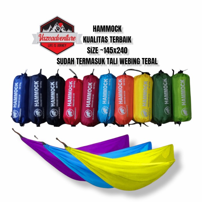 Hammock Terlaris Murah Gantung Best Seller Ready Stock Portable O1Q9 Bagus Tempat Tidur Ayunan Olahr