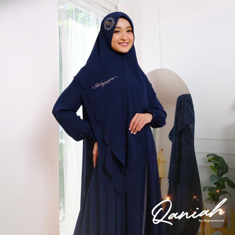 SALE GAMIS BRAND MEGAWARNI HITAM // Gamis Set Khimar