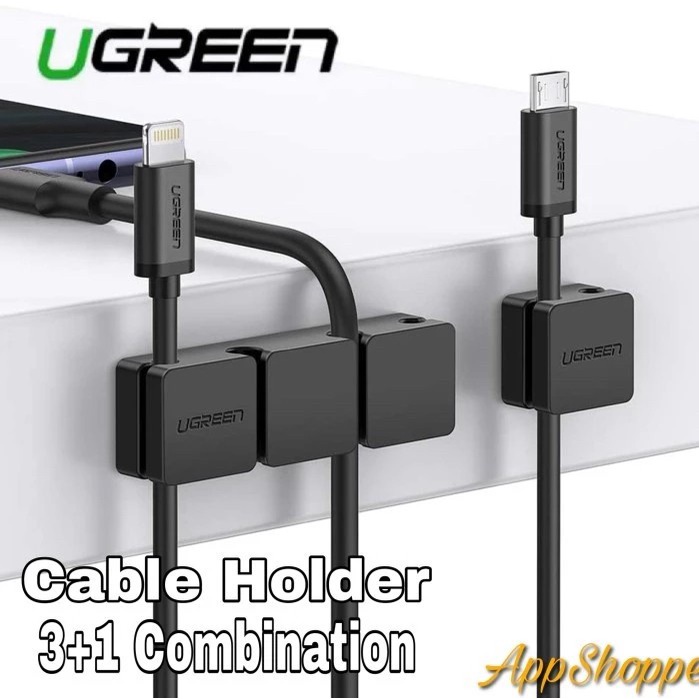 

Terlaris Cord Ugreen Cable Organizer Cord Management 3+1 Adhesive Deskstop Clips