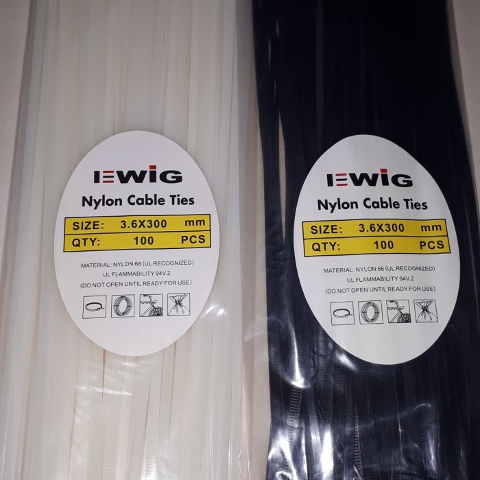 

Terlaris Cord Cable Ties / Kabel Ties / Tali Pengikat Fiber Pagar 3.6 Mm X 30 Cm
