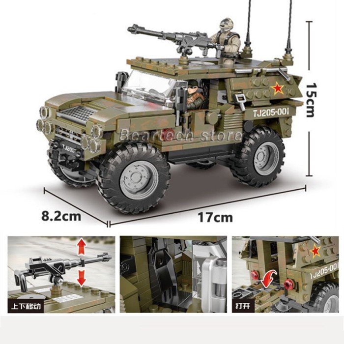 Hot Sale Ww2 Lego Mainan Balok Bangunsusun Model Lego World War 2 Army Terbaru