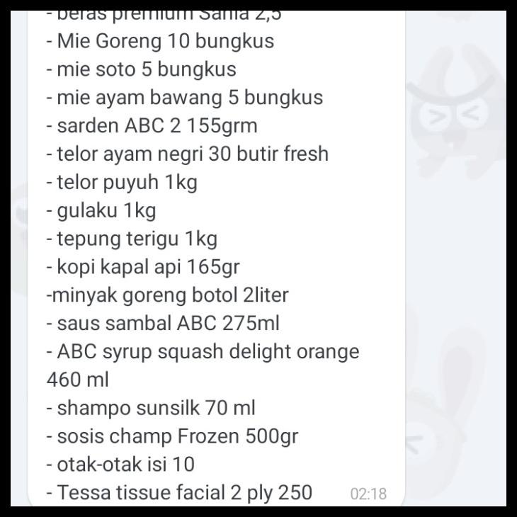 

[ READY ] PAKET SEMBAKO CUSTOM 1 KODE 442