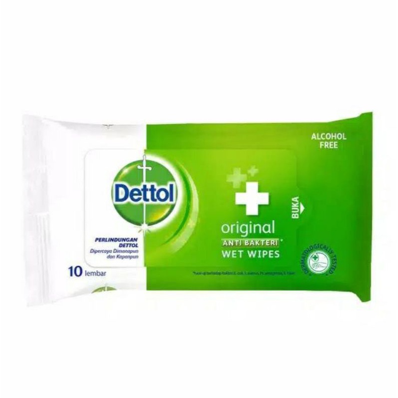 Dettol Sensitive Tisu Basah 50 Sheets Beli 1 gratis 1