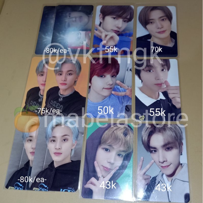 WTS PC NCT OFFICIAL JENO MIRROR MIXTAPE BEATBOX MARK SMINI CANDY MARK MUMO BFE NCT HOME RENJUN JAEHY