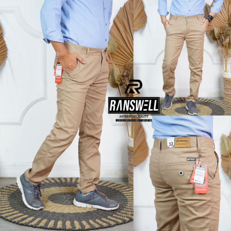 CELANA PANJANG PRIA CHINO RANSWELL LIMITED EDITION