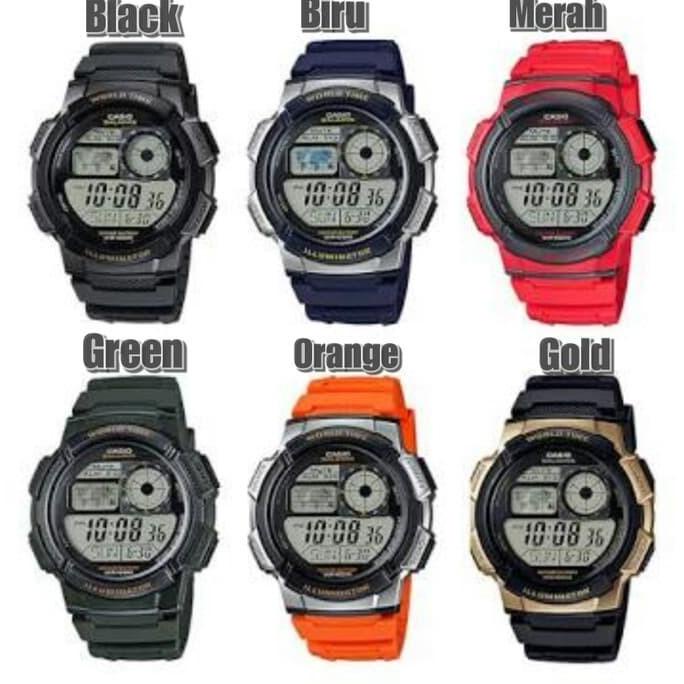 Jam Tangan Casio Original Ae-1000W / Ae-1000 / Jam Tangan Pria Digital