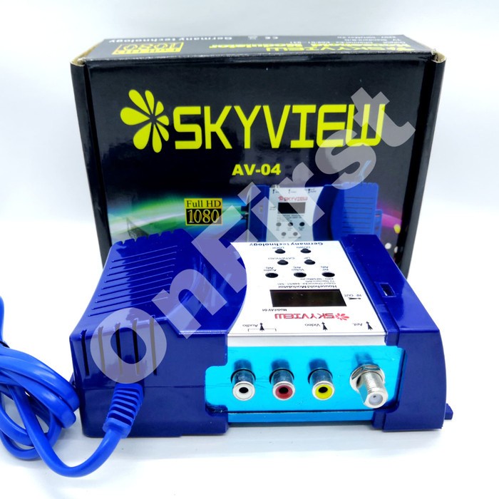 (MURAH) SKYVIEW Modulator Agile AV04/AV TO RF VHF UHF
