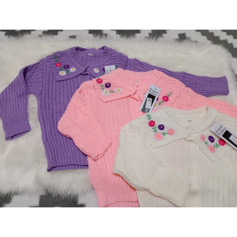 cardigan anak perempuan rajut