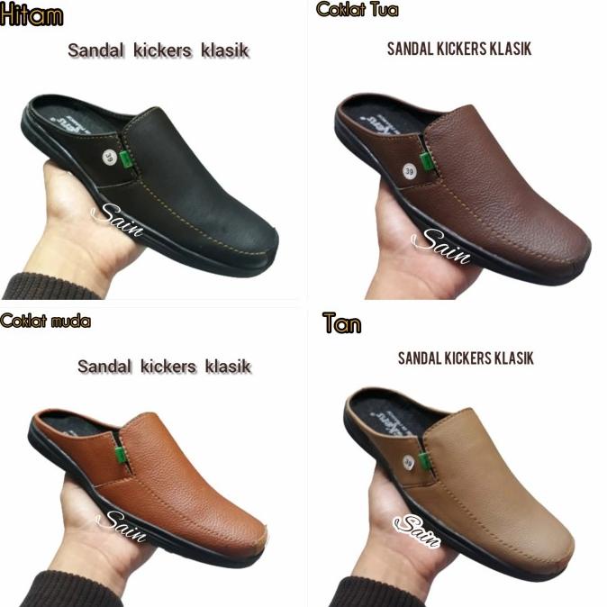Sepatu Sandal Pria Sepatu Selop Pria Klasik Kulit